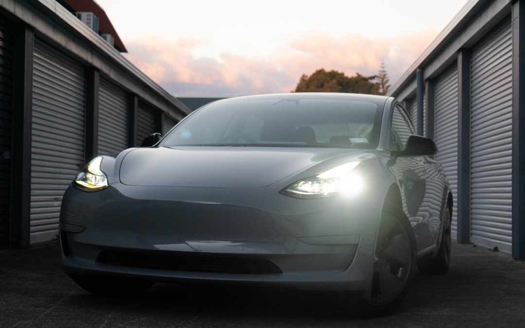 Tesla Wrapped in Nardo Grey by Studio FInish in NZ